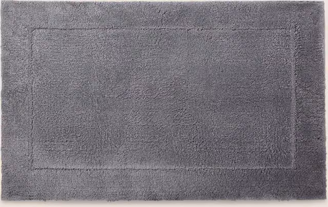 M&S Super Soft Quick Dry Extra Large Bath Mat in Silver Grey