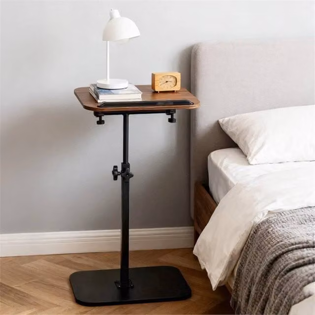 Nordara Height Adjustable Side Table in Black – 1