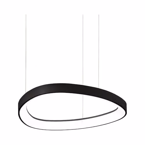 Netlighting Gemini LED Decorative Integrated Pendant Light Black 3000K – 1