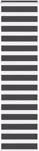 Berkfield Home Black Zebra Blind with Polyester Fabric, W: 50 cm, H: 230 cm – 1