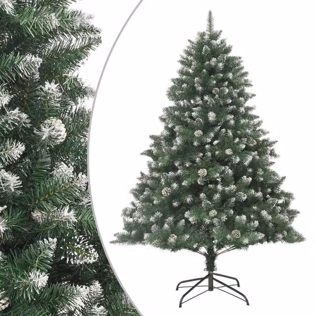 Berkfield Home Artificial Christmas Tree with Stand, Green, Height: 180 cm – 1