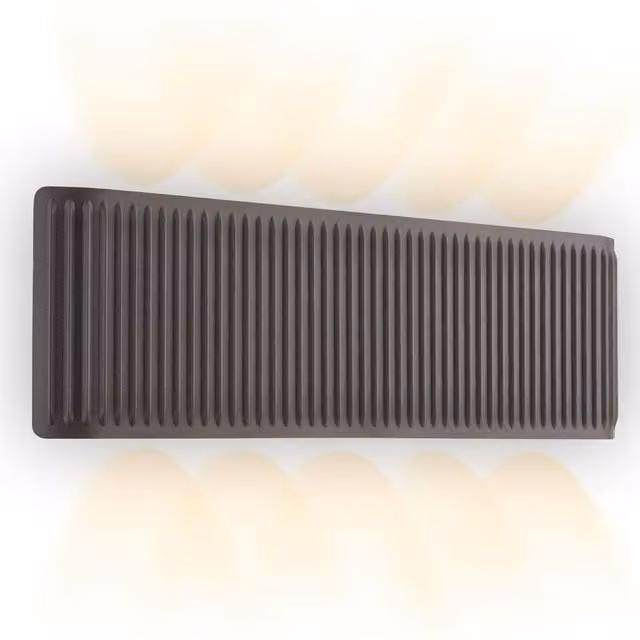 Briloner Rechargeable Dimmable LED Wall Light with Touch Control, Up and Down Lighting, Warm White, Anthracite/Black, W/D/H: 28.5 x 9 x 4.5 cm