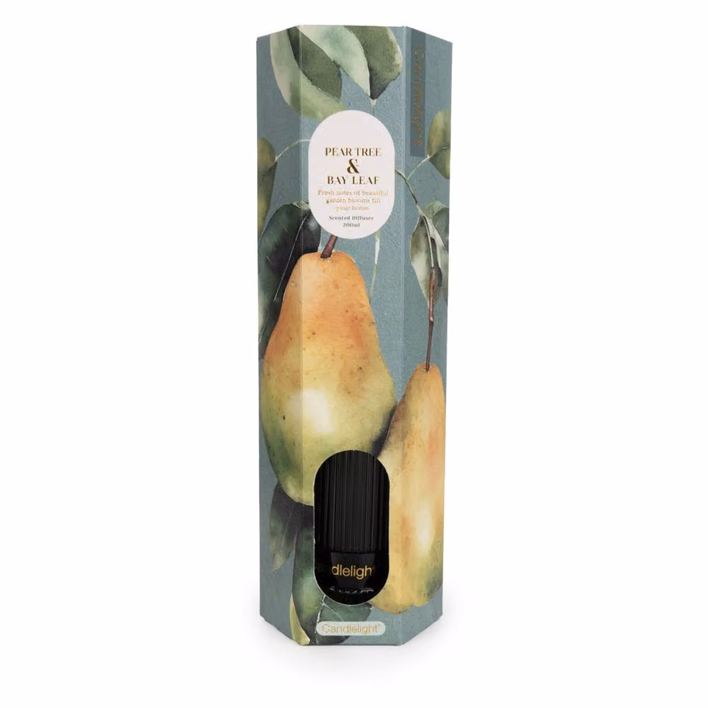 Madison & Mayfair Pear Tree & Bay Leaf Reed Diffuser, Black, 80 ml – 2