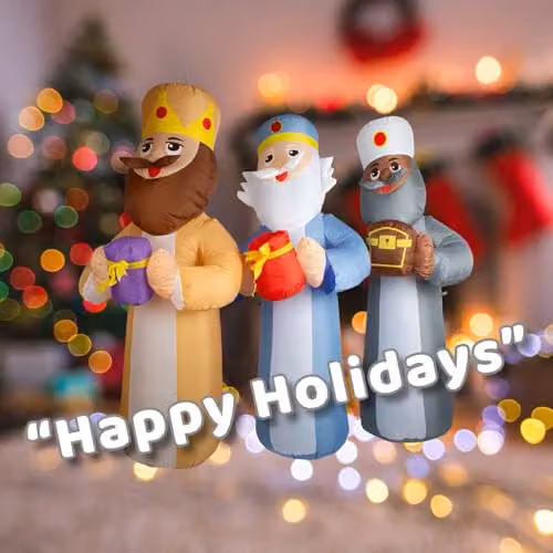 VFM e-Store Christmas Three Kings Inflatable Decoration, Multicolour, W: 185 cm x H: 200 cm – 4