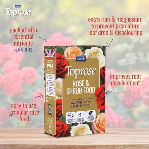 Toprose Rose and Shrub Feed 1kg – 3