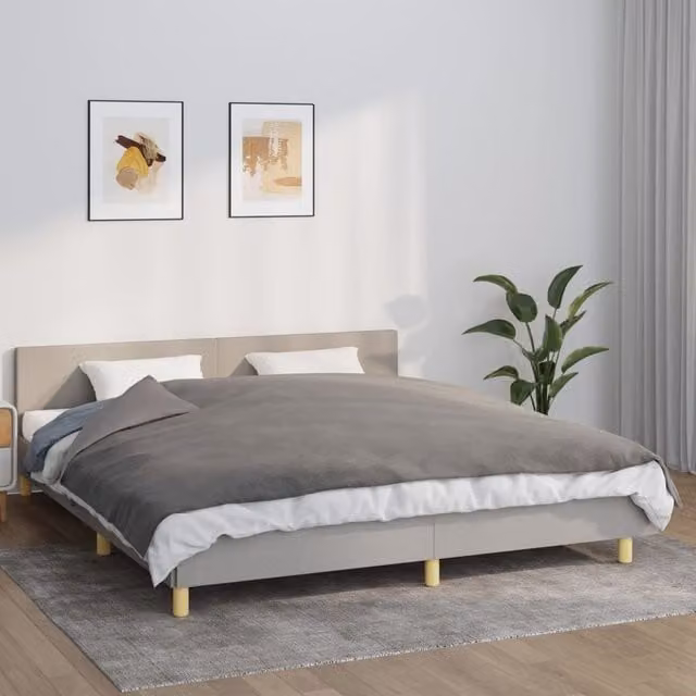 Berkfield Home Weighted Blanket with Removable Grey Cotton Cover, W/D/H: 155 x 220 cm, 7 kg
