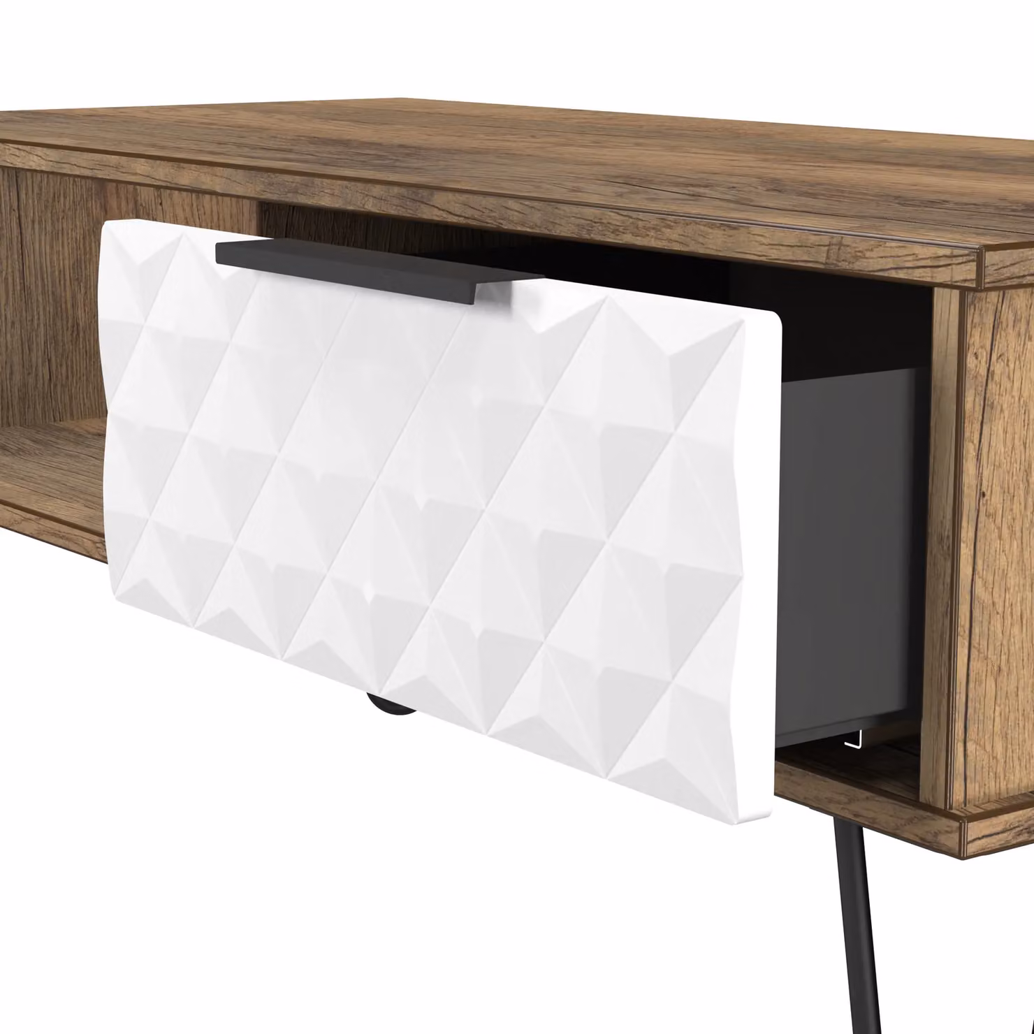 2 U Islay 1 Drawer Coffee Table in White – 2