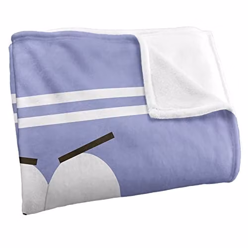 LOGOVISION White Fluffy Fleece Throw Blanket, W/D/H: 152 x 127 cm – 2