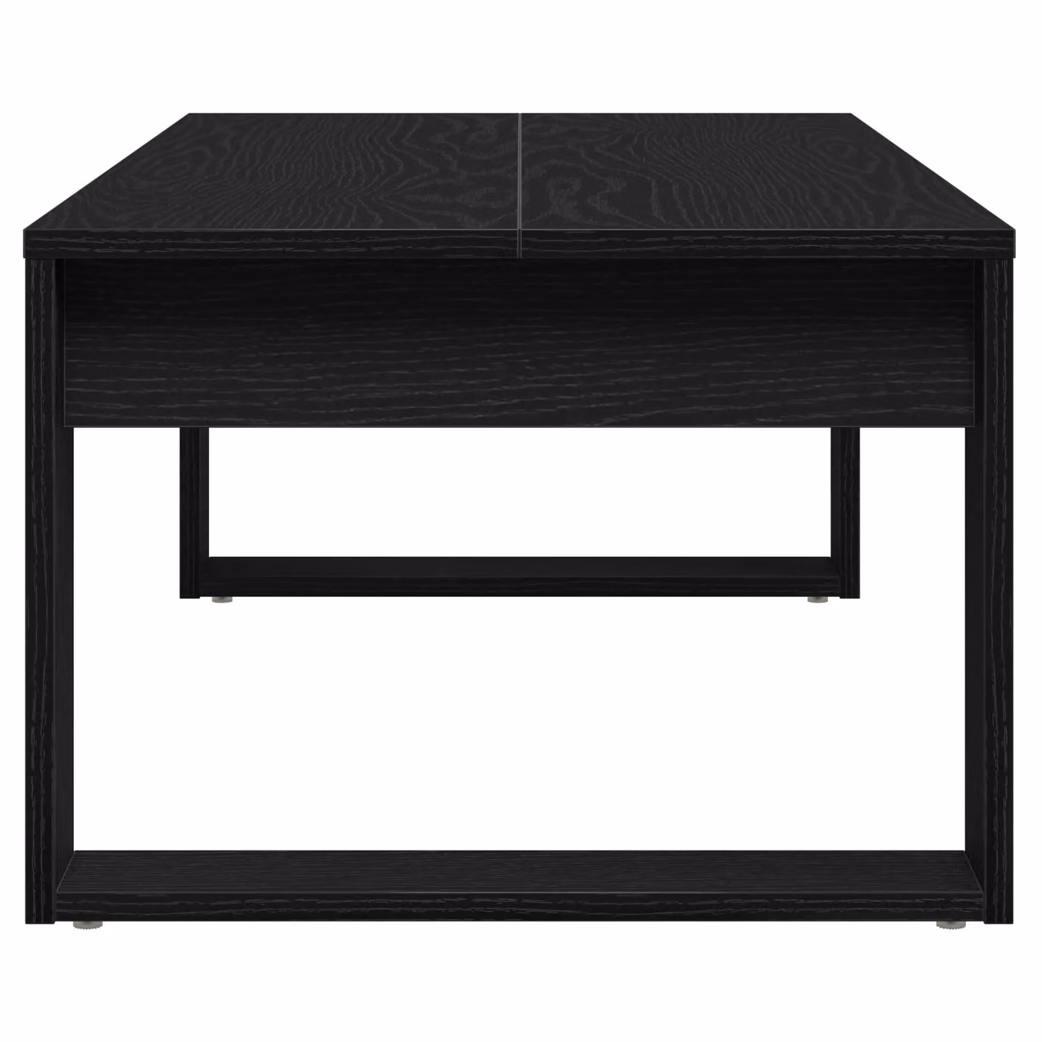 Berkfield Home Black Oak Coffee Table in Black, W/D/H: 102 x 50 x 35 cm – 3