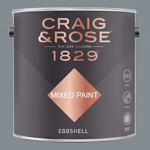 Craig & Rose 1829 Eggshell Paint Steel Pole 2.5l Grey