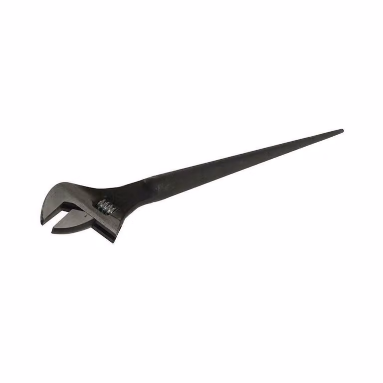 Priory Steel Erector's Adjustable Podger Spanner in Black