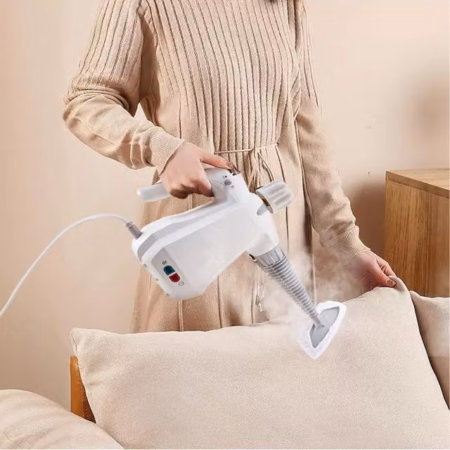 Komore Portable Handheld Steam Cleaner, White