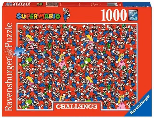 Ravensburger Super Mario Characters 1000 Piece Jigsaw Puzzle, Multicolour