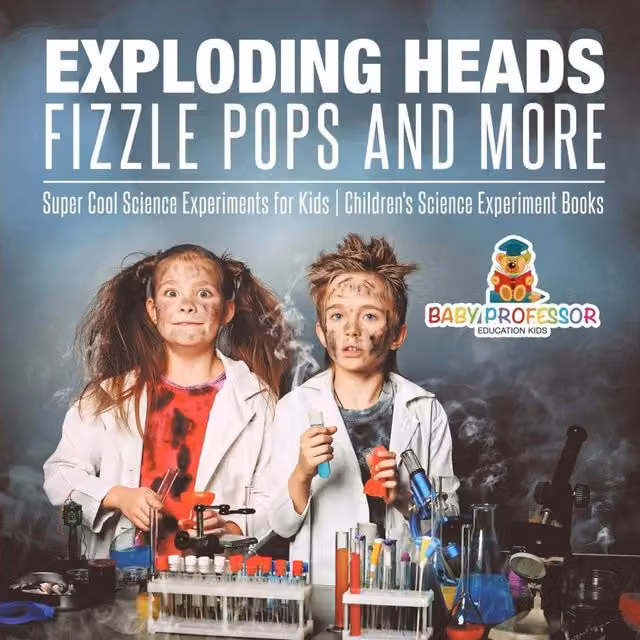 Baby Professor Exploding Heads, Fizzle Pops and More Super Cool Science Multicolour Paper Kit