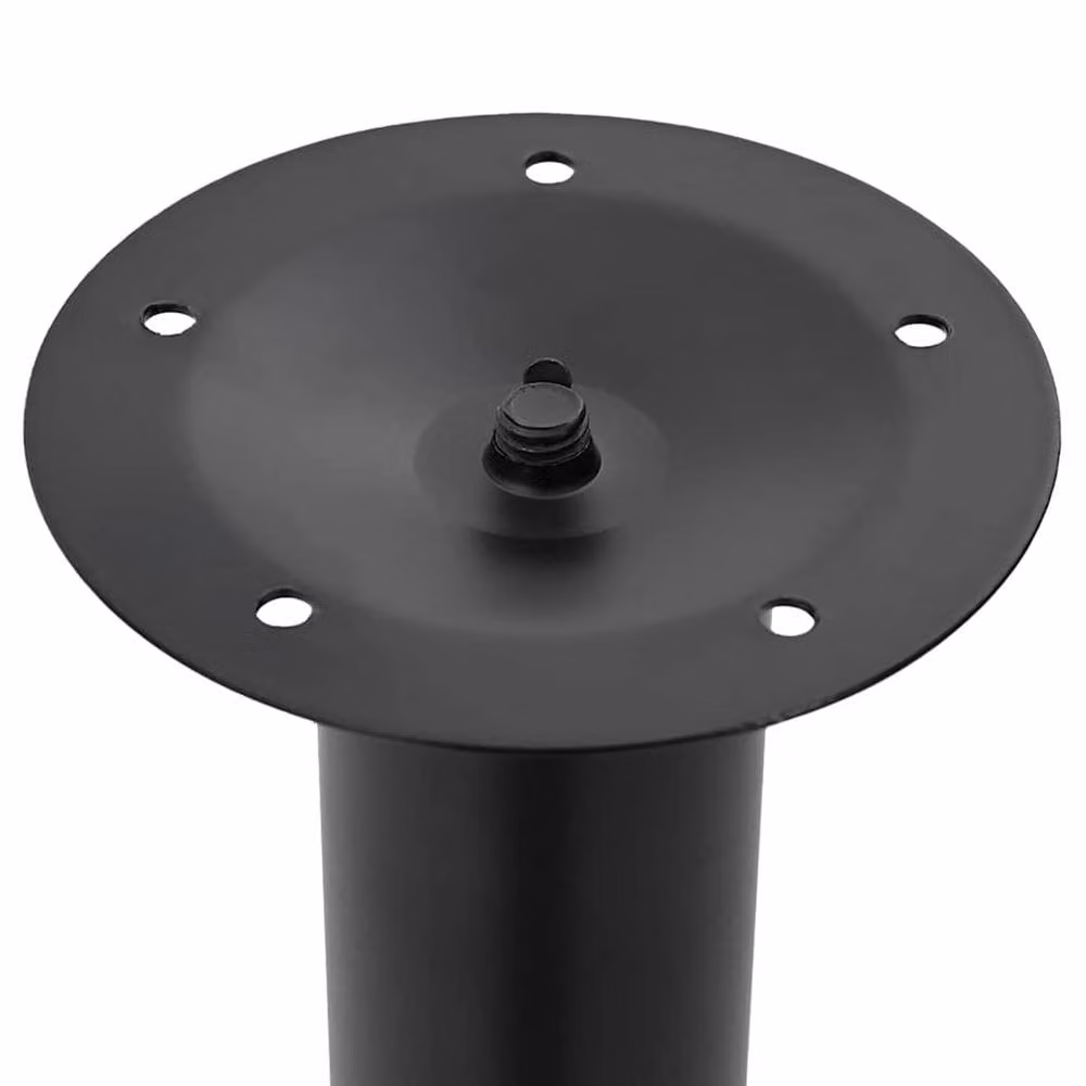 Berkfield Home 2 Pack Telescopic Metal Table Legs in Matt Black, Height: 710 mm - 1100 mm – 4