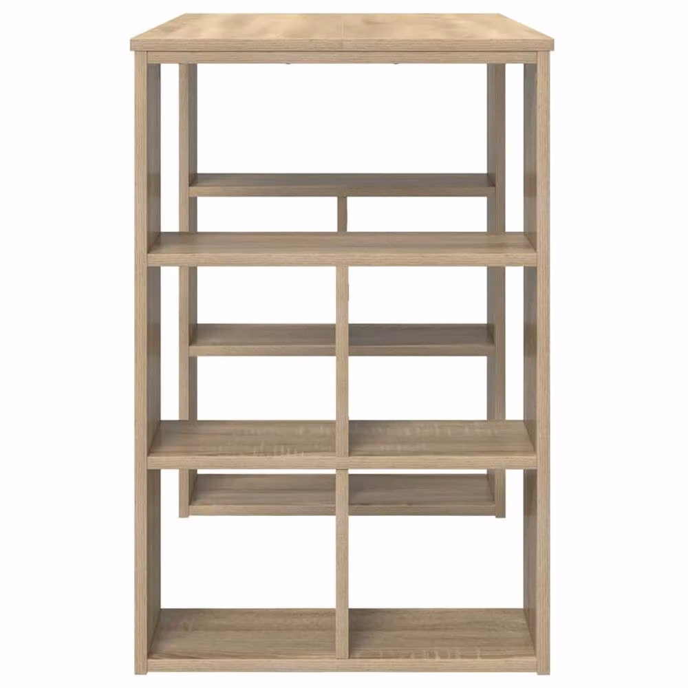Berkfield Home Modern Corner Desk in Sonoma Oak Brown MDF – 5