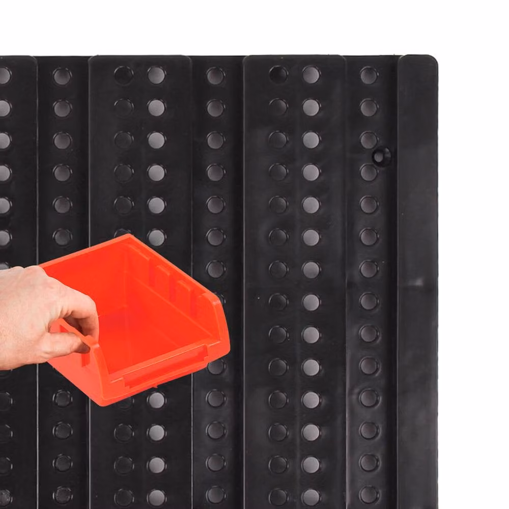 Dprodo 30-Bin Wall Mounted Parts Rack Storage, Multicolour, Width: 60 cm – 7