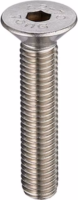 Unifix M8 x 25 Stainless Steel Countersunk Head Socket Screws, Grey, Box of 100