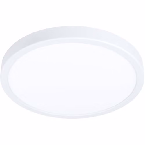 Loops Modern White LED Ceiling Light, Round, Dimmable, Diameter: 27 cm – 1