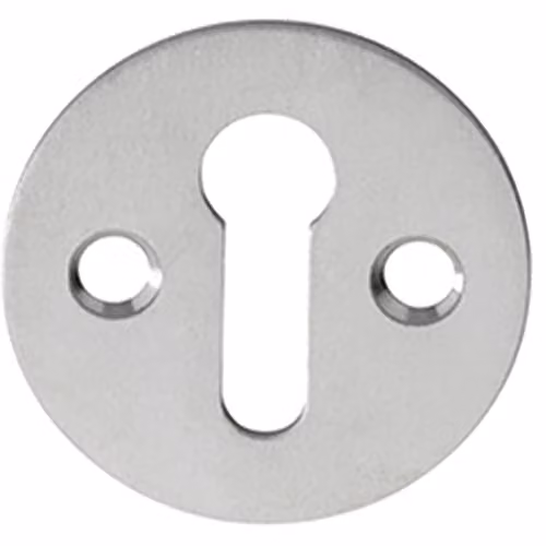 Loops 31mm Keyhole Profile Round Escutcheon Plate in Chrome