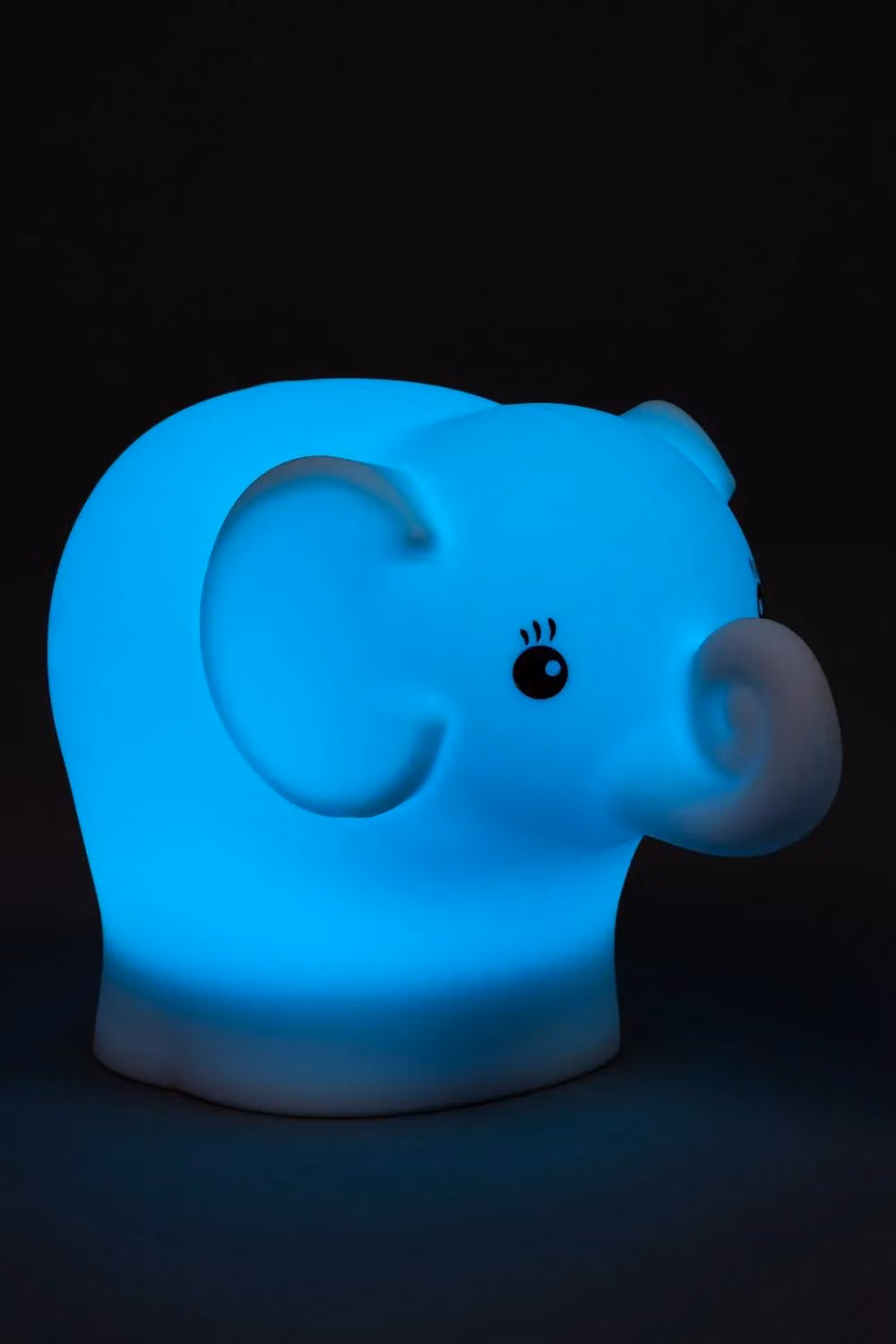 BHS Lighting Glow Elephant Silicone Night Light in White – 3