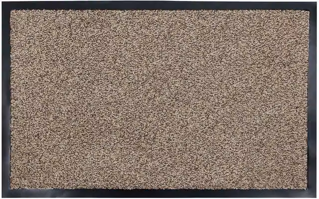 JVL Admiral Microfibre Barrier Doormat, Stone, W: 50 cm, D: 80 cm – 1