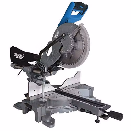 Draper 79899 255mm Double Bevel Sliding Compound Mitre Saw with 2000W Motor – 1
