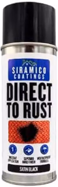 SIRAMICO COATINGS Opaque Black Satin Gloss Weatherproof Wood Paint Thinner