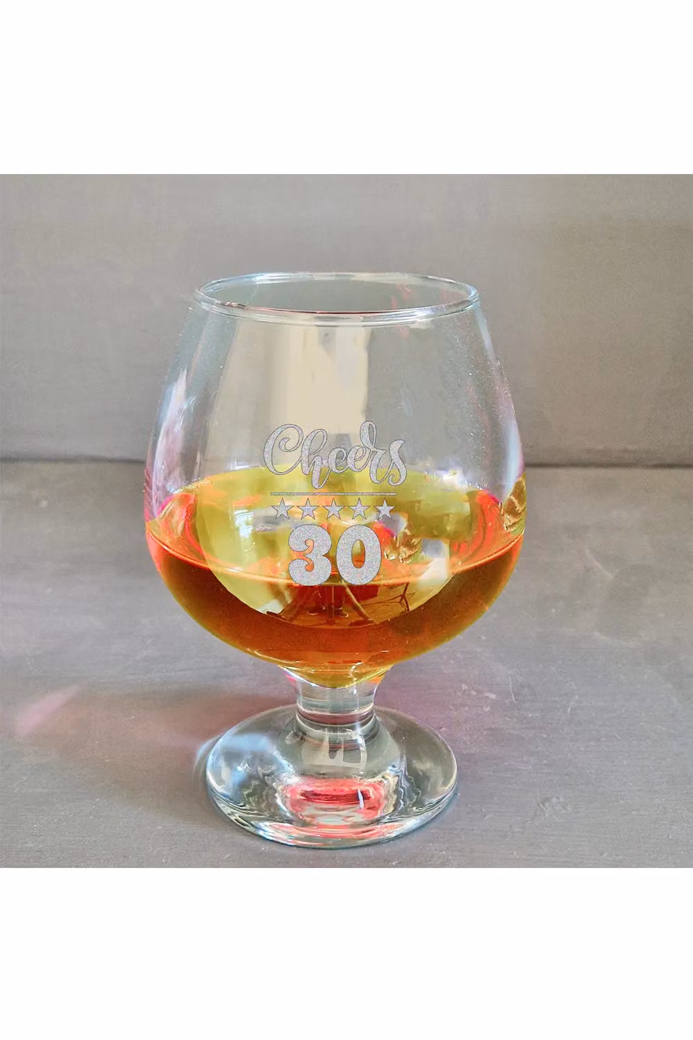 Afewhometruths 30th Birthday Gift Brandy Snifter Glass in Transparent, 300ml – 2