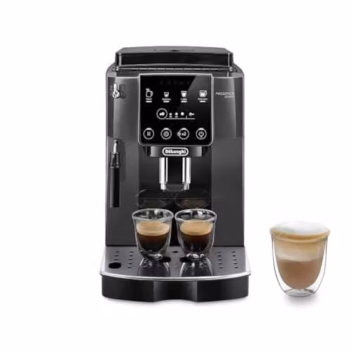 DeLonghi Magnifica Start Bean to Cup Automatic Coffee Machine with Steam Wand, Grey and Black – 1