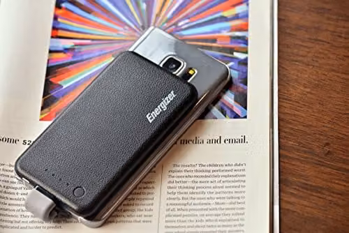 Energizer 4000mAh Pocket Power Bank with Micro USB, Black – 6