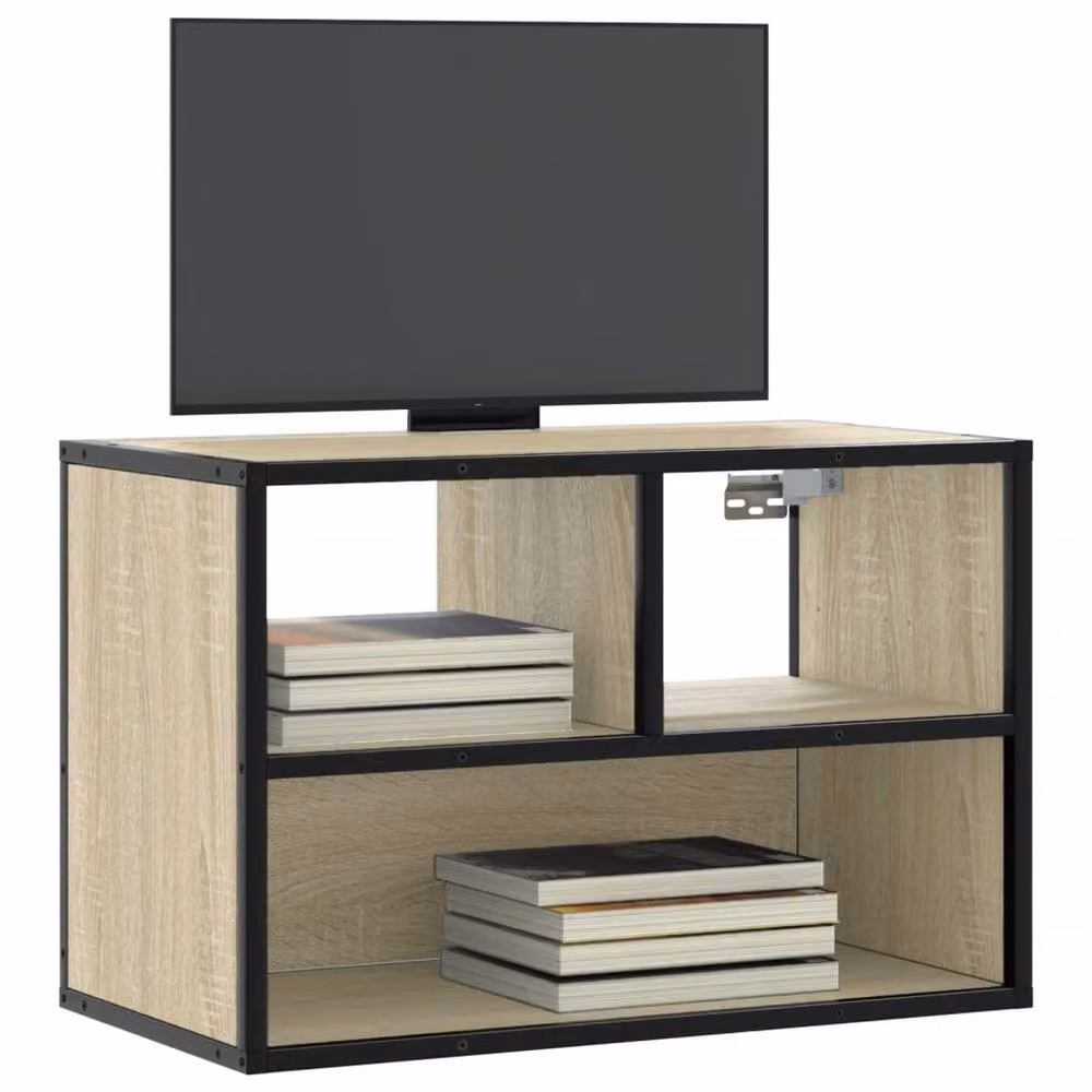 Berkfield Home TV Cabinet in Sonoma Oak, W/D/H: 60 x 31 x 39.5 cm – 2