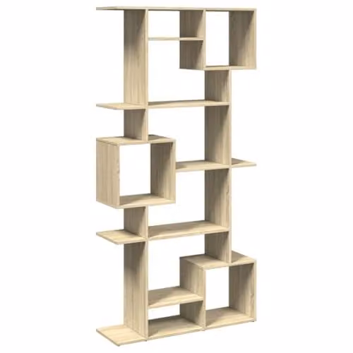 vidaXL Book Cabinet in Sonoma Oak, W/D/H: 92 x 29 x 188 cm