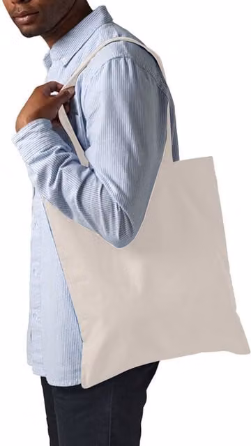 Westford Mill Bag For Life, 2 Pack, Light Sand, 10 Litres