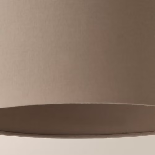 ValueLights Reni Fabric Drum Ceiling Lamp Shade, Beige, Diameter: 25 cm, Height: 15 cm – 3