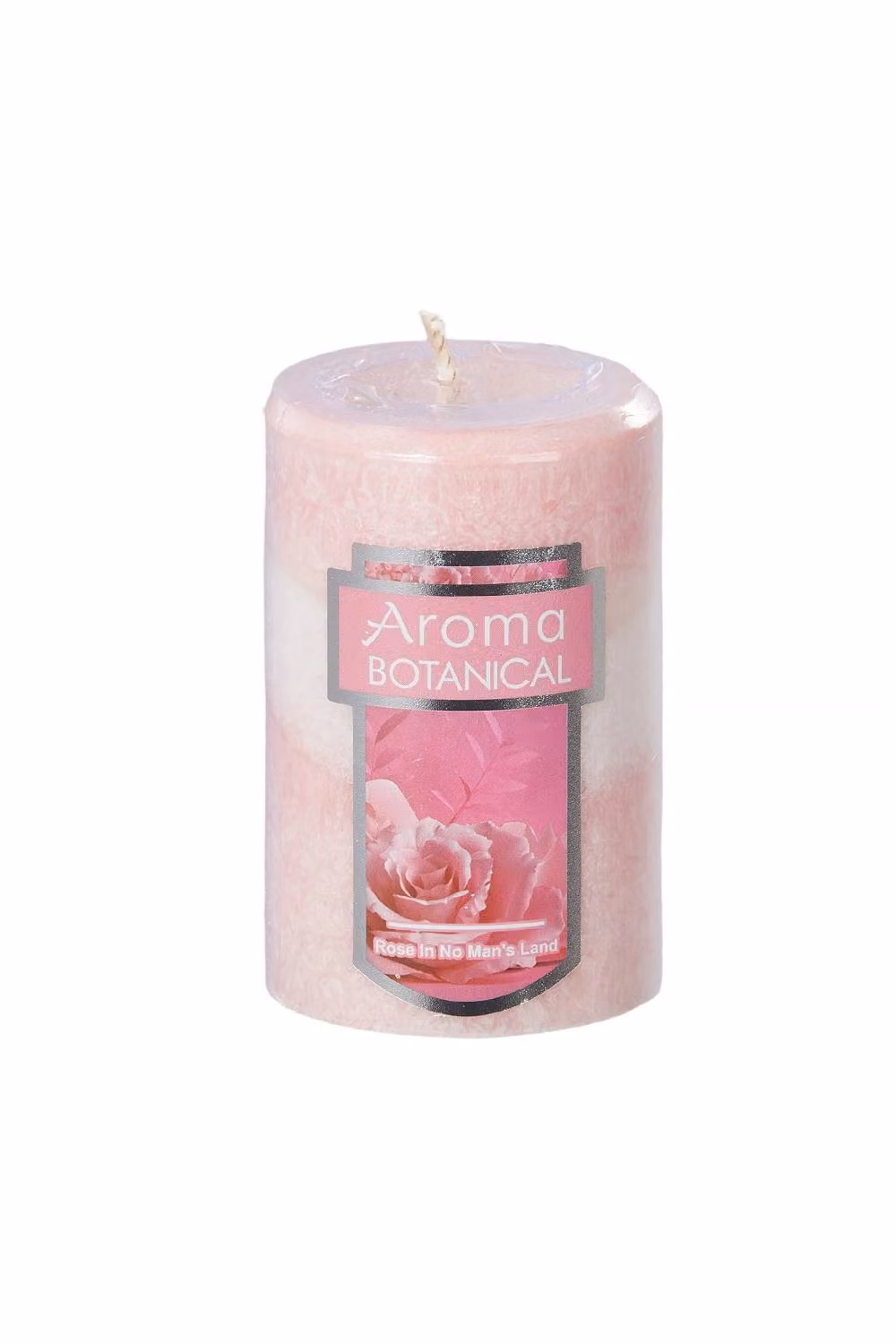 Living and Home 3-Piece Pink Rose Scented Pillar Candle Set – 2