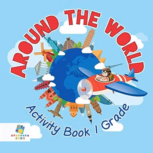 Educando Kids Around the World Activity Book Grade 1 Multicolour Paper Book