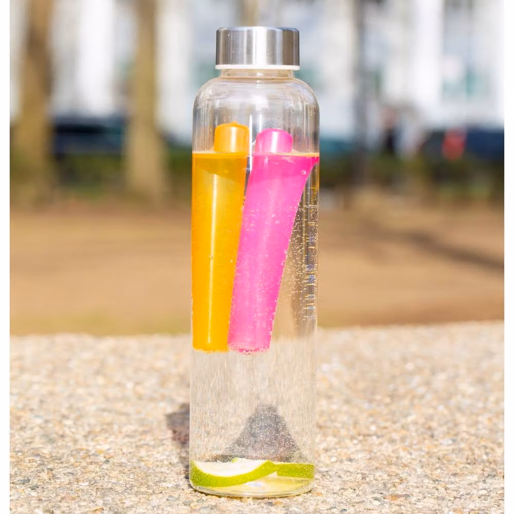 Kikkerland Reusable Coloured Ice Sticks, 8 Pack, Multicolour – 2