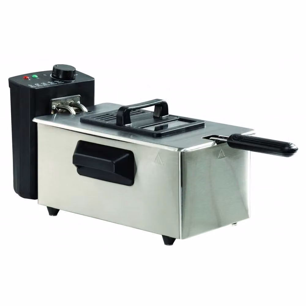 Daewoo 2000W Deep Fat Fryer with 3L Oil Capacity and Cable Storage, Silver – 7