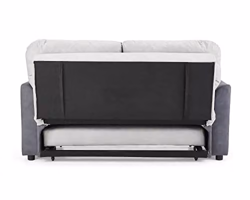 Home Detail David 2 Seater Grey Fabric Click-Clack Sofa Bed with Storage – 4