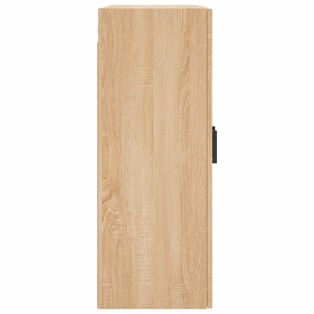 Berkfield Home Wall Mounted Cabinets with Glass Doors, 2 Piece Set in Sonoma Oak Light Oak Finish – 2