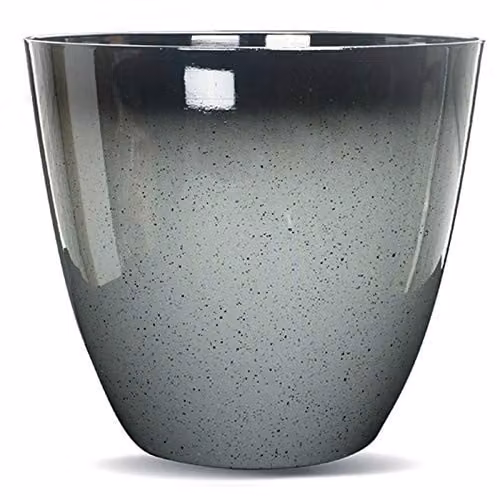 Gr8 Garden Round Glazed Effect Egg Cup Planter in Grey and Red