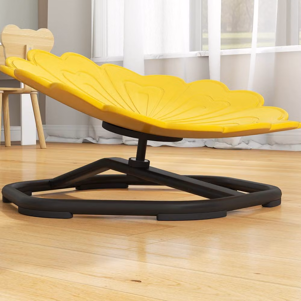 STILVORA Kids Sensory 360 Degree Swivel Spinning Chair in Yellow – 5
