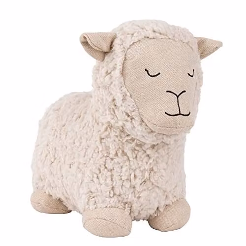 Paoletti White Boucle Fleece Sheep Novelty Doorstop W/D/H: 23 x 15 x 16 cm