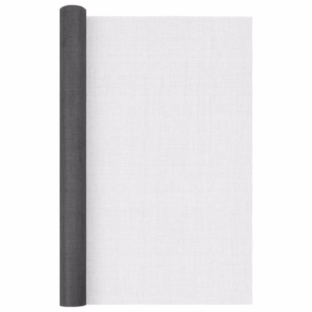 Berkfield Home Black Fibreglass Mesh Screen W: 60 cm, L: 1000 cm – 3