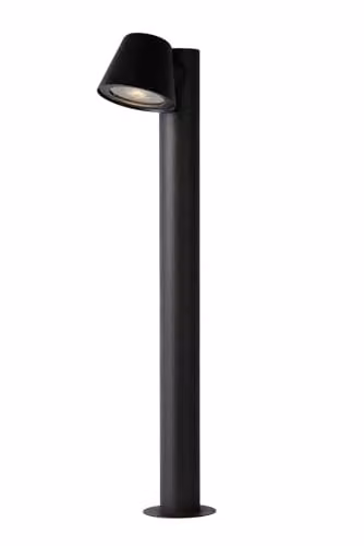 Lucide Dingo LED Garden Bollard Light, Dimmable and Adjustable, Anthracite or Black, GU10, IP44, H: 70 cm