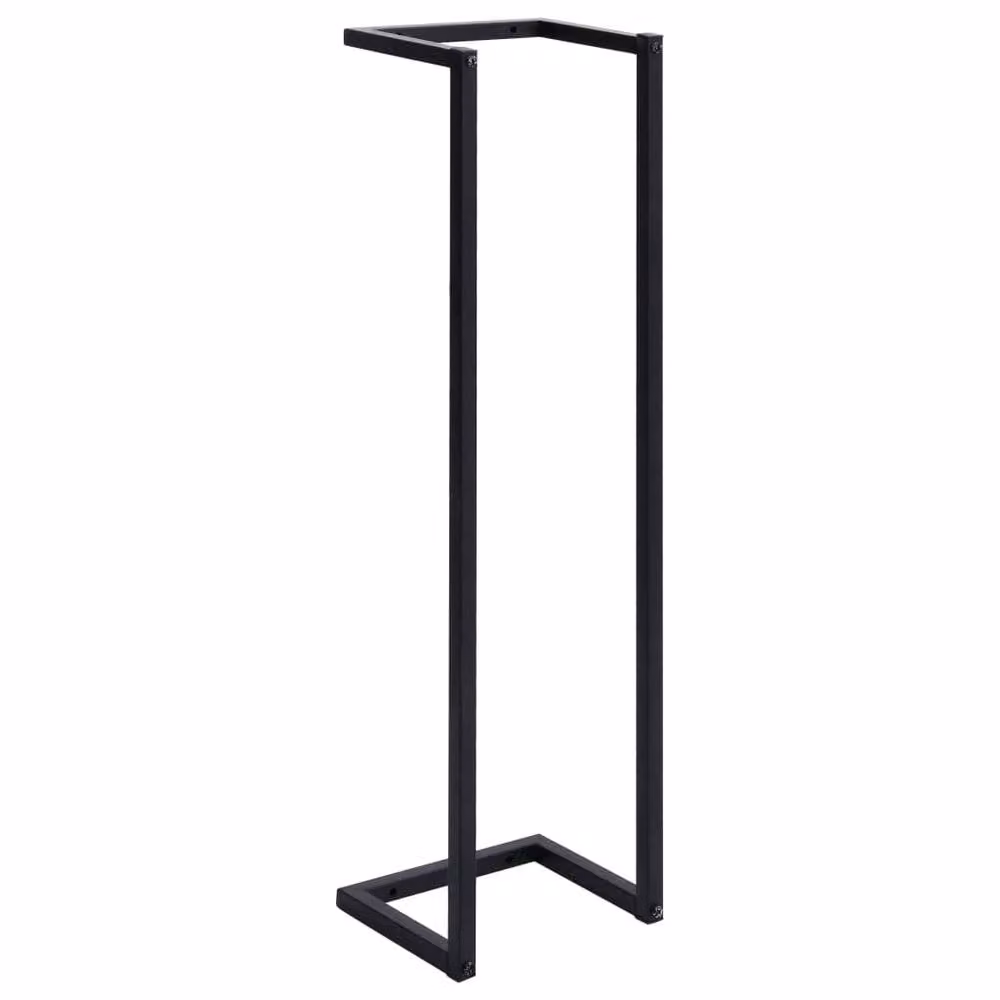 Berkfield Home Matt Black Metal Towel Rack, W/D/H: 25 x 20 x 95 cm – 2