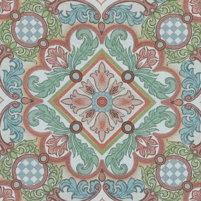 HOUSE Llewelyn-Bowen Festivo Printed Fabric Taffy in Multicolour