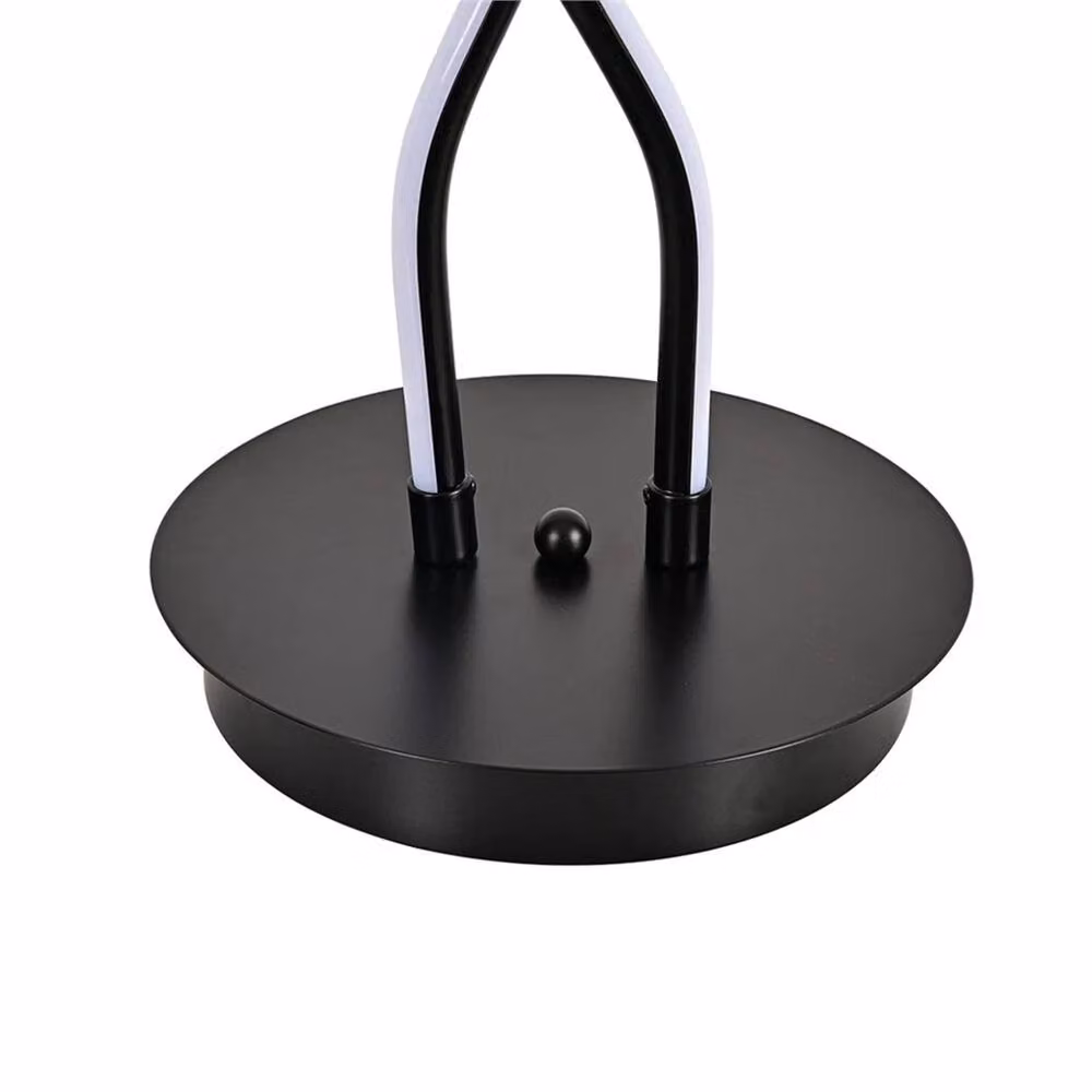 PAWNORA Artist Heart Shape Floor Lamp in Black with 48W Adjustable Warm White Light – 3