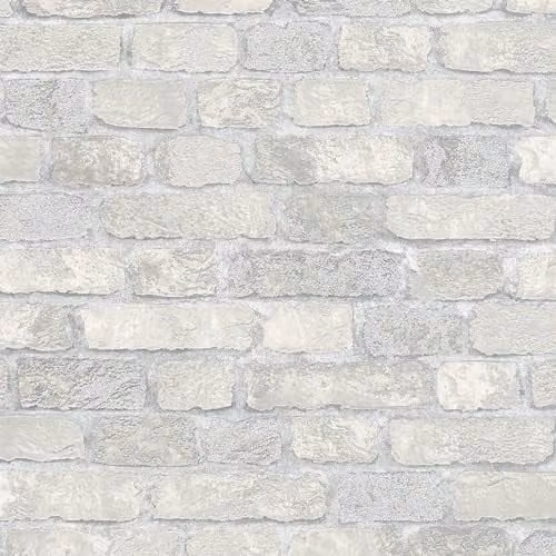 Galerie Grey Stone Look Industrial Effect Non-Woven Wallpaper – 1